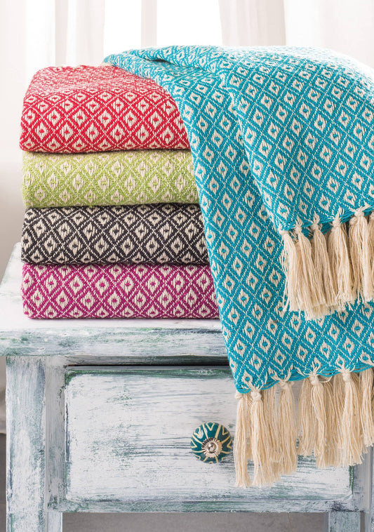 Namaste - Diamond Weave Cotton Handloom Throw