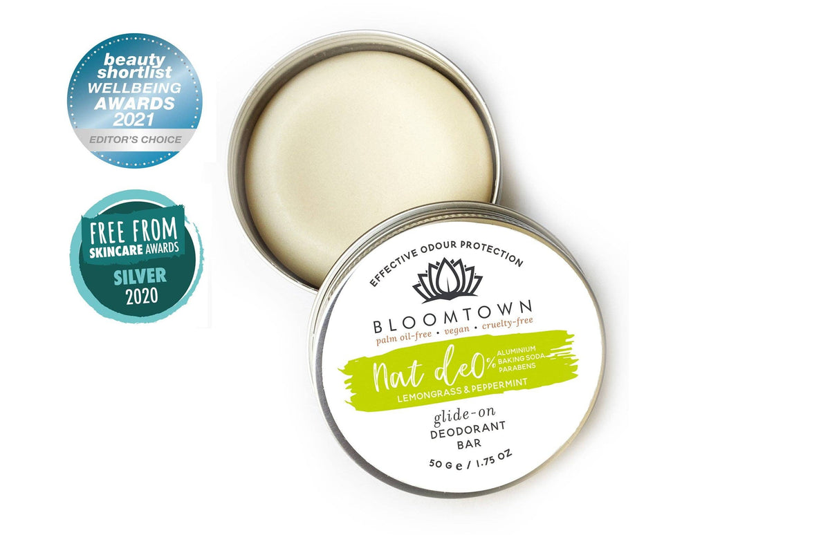Bloomtown - Natural Deodorant Bar - Lemongrass & Peppermint