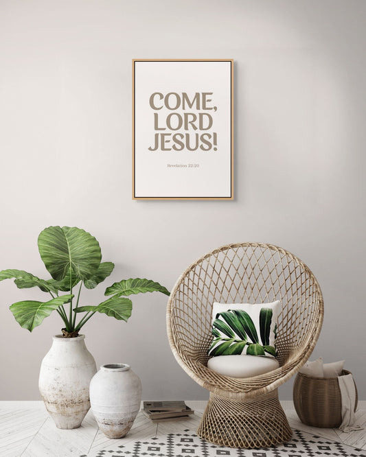 Come Lord Jesus! Christian Poster Wall Art