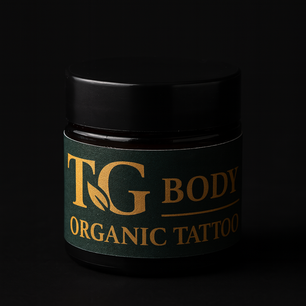 TG Body Care Organic Tattoo Aftercare Cream - jojoba and shea butter formula