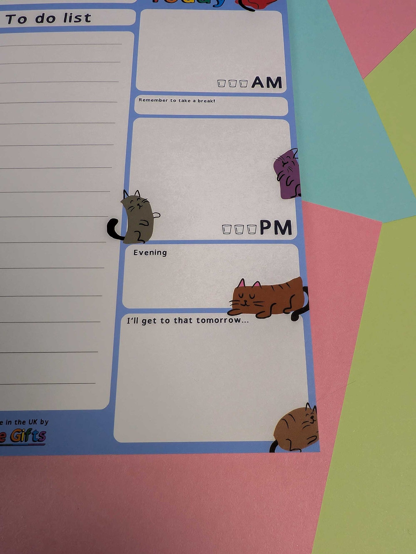 Cats themed daily planner - A5