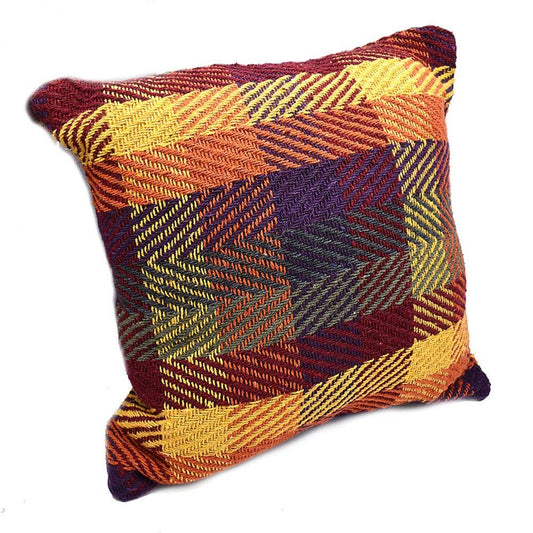 Shared Earth - Cushion Cover Recycled Cotton Blend Autumn Colours