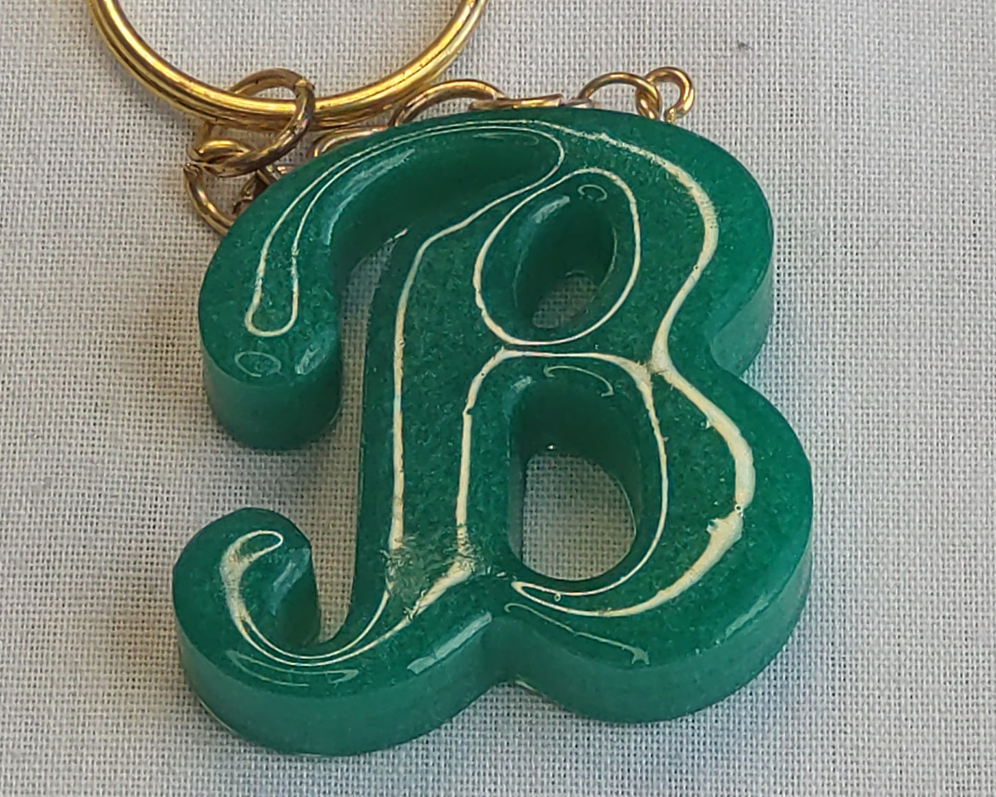Shortie's Resin - Letter Keyrings