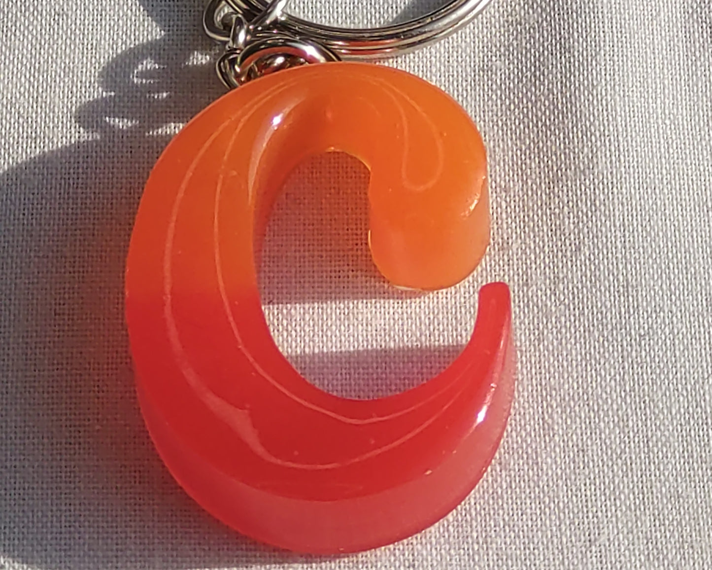 Shortie's Resin - Letter Keyrings