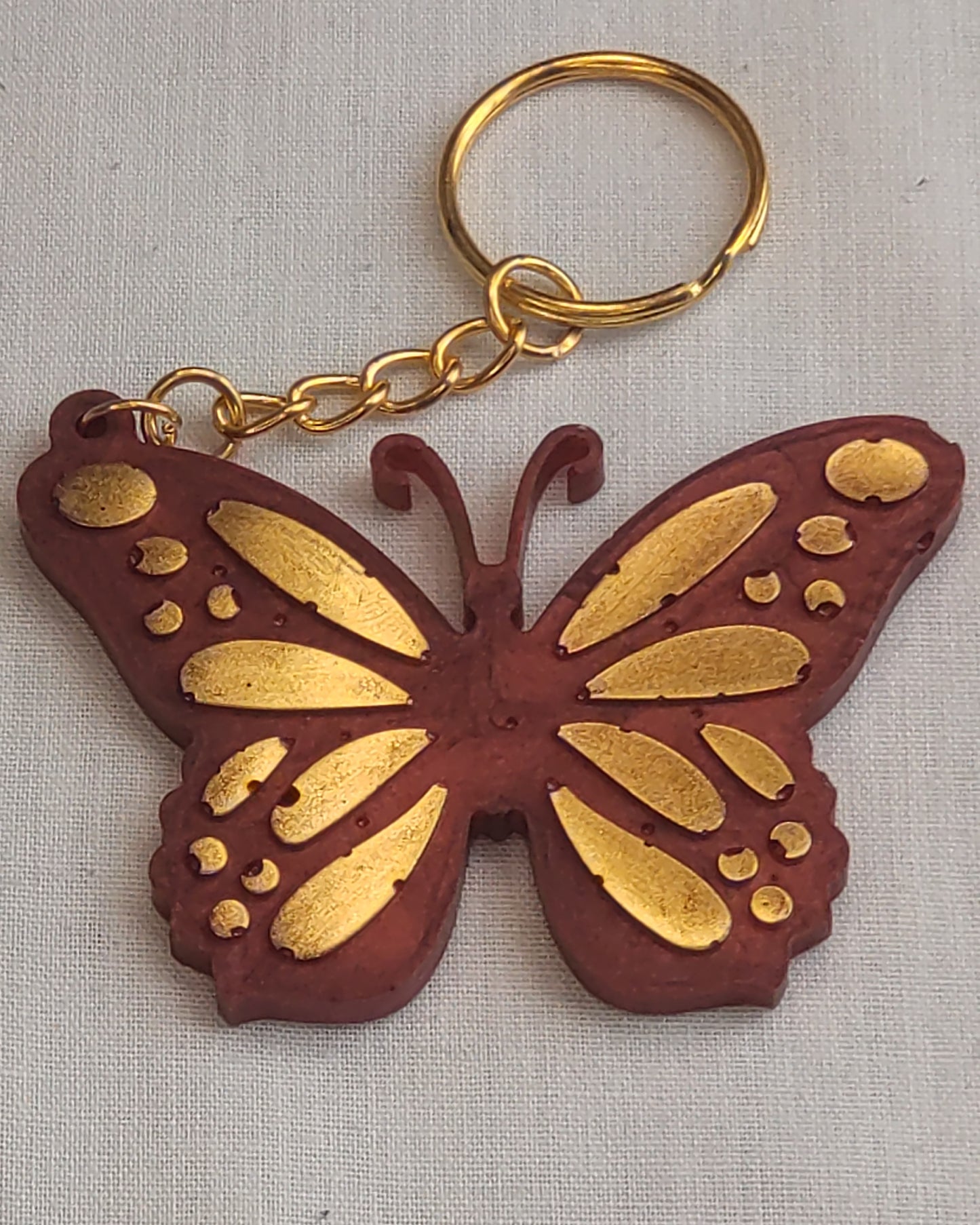 Shortie's Resin - Butterfly Keyrings