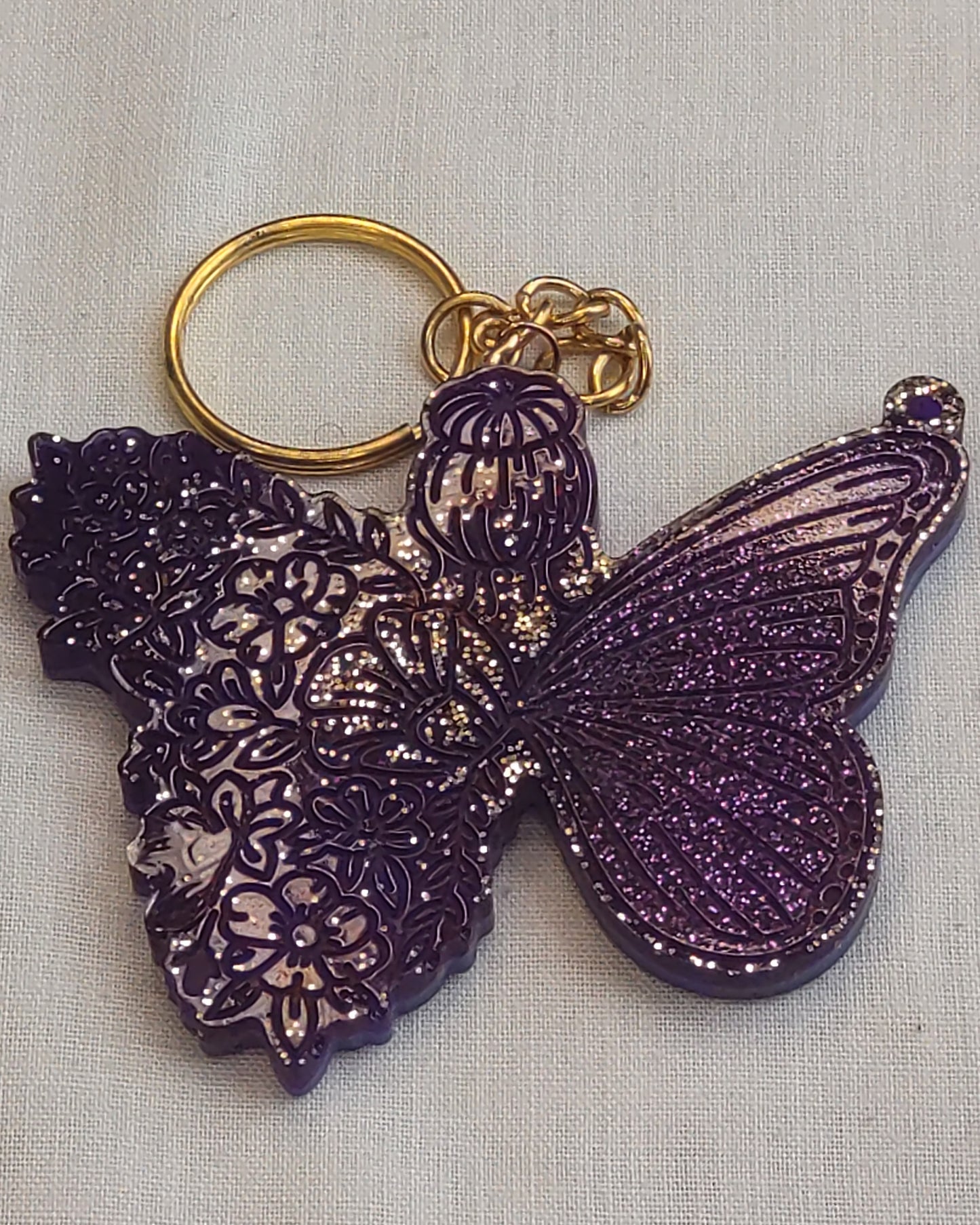 Shortie's Resin - Butterfly Keyrings