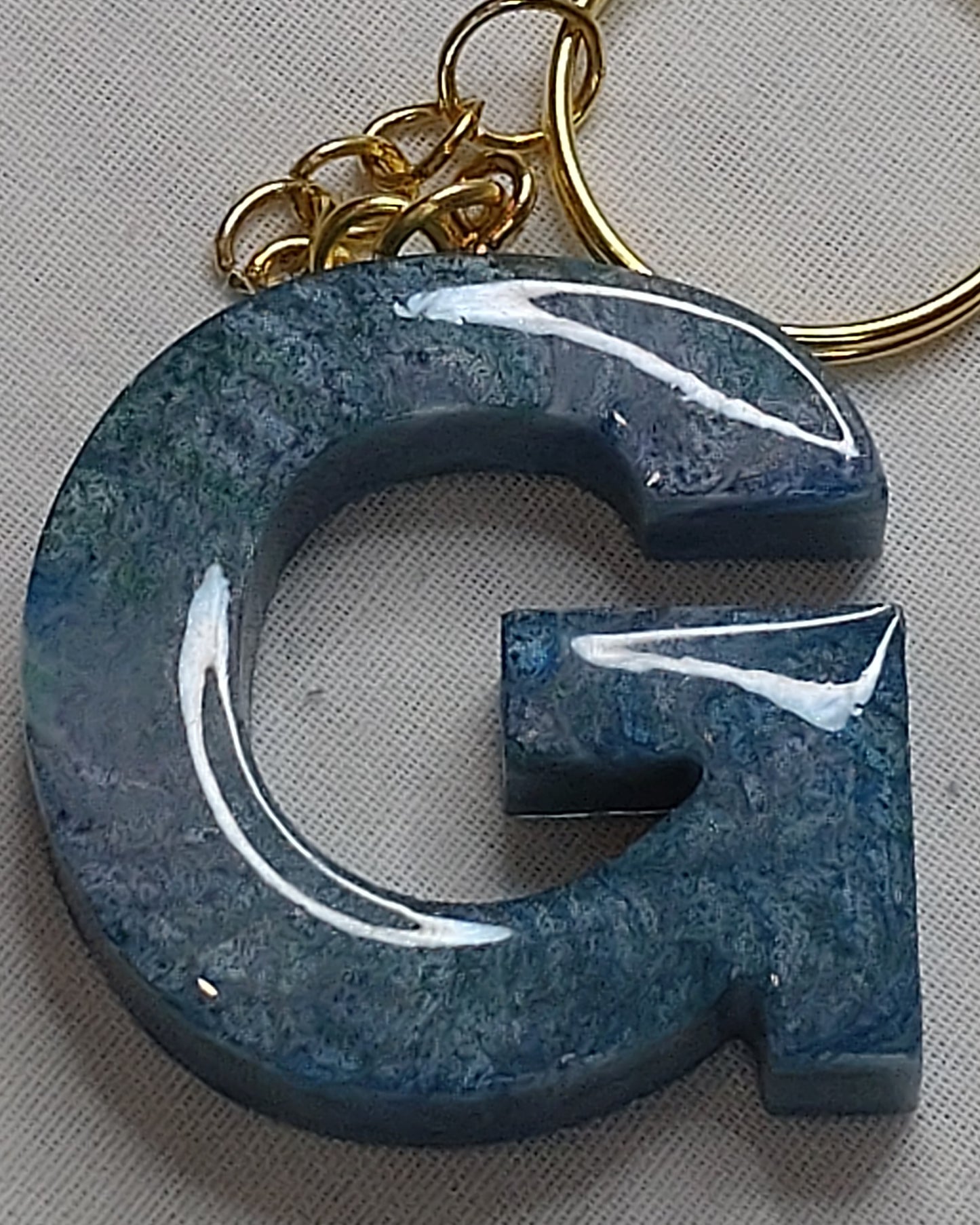 Shortie's Resin - Letter Keyrings