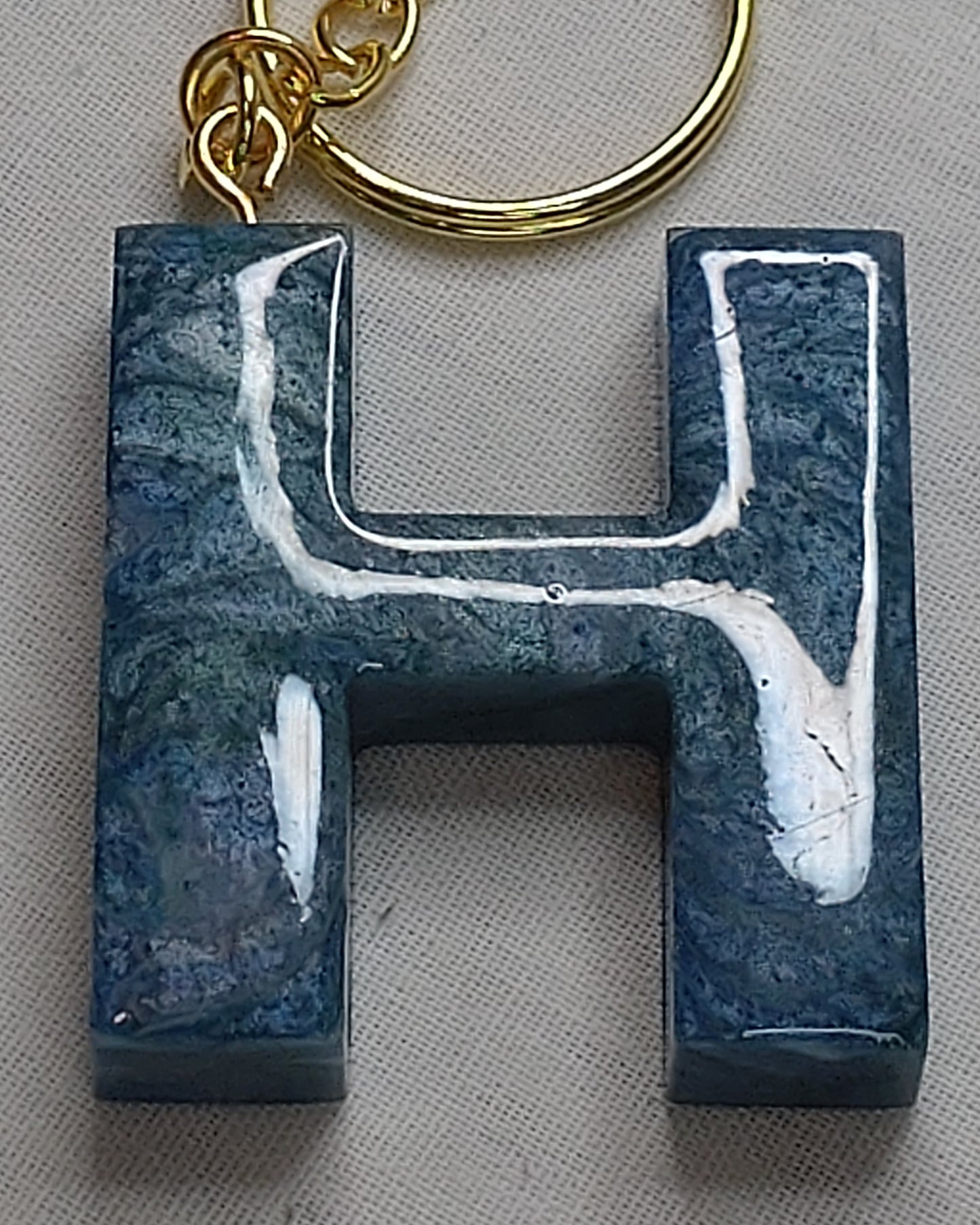 Shortie's Resin - Letter Keyrings
