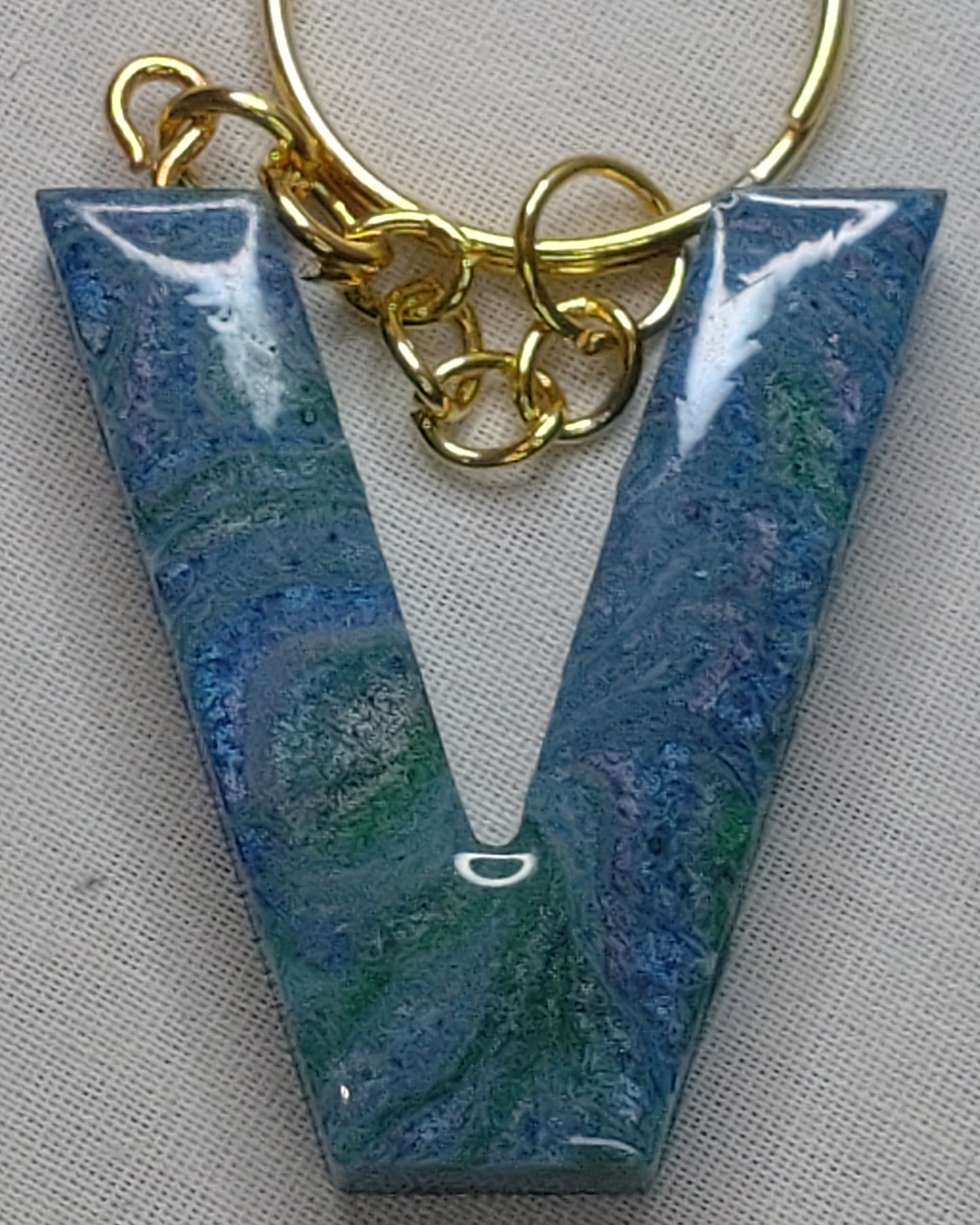 Shortie's Resin - Letter Keyrings