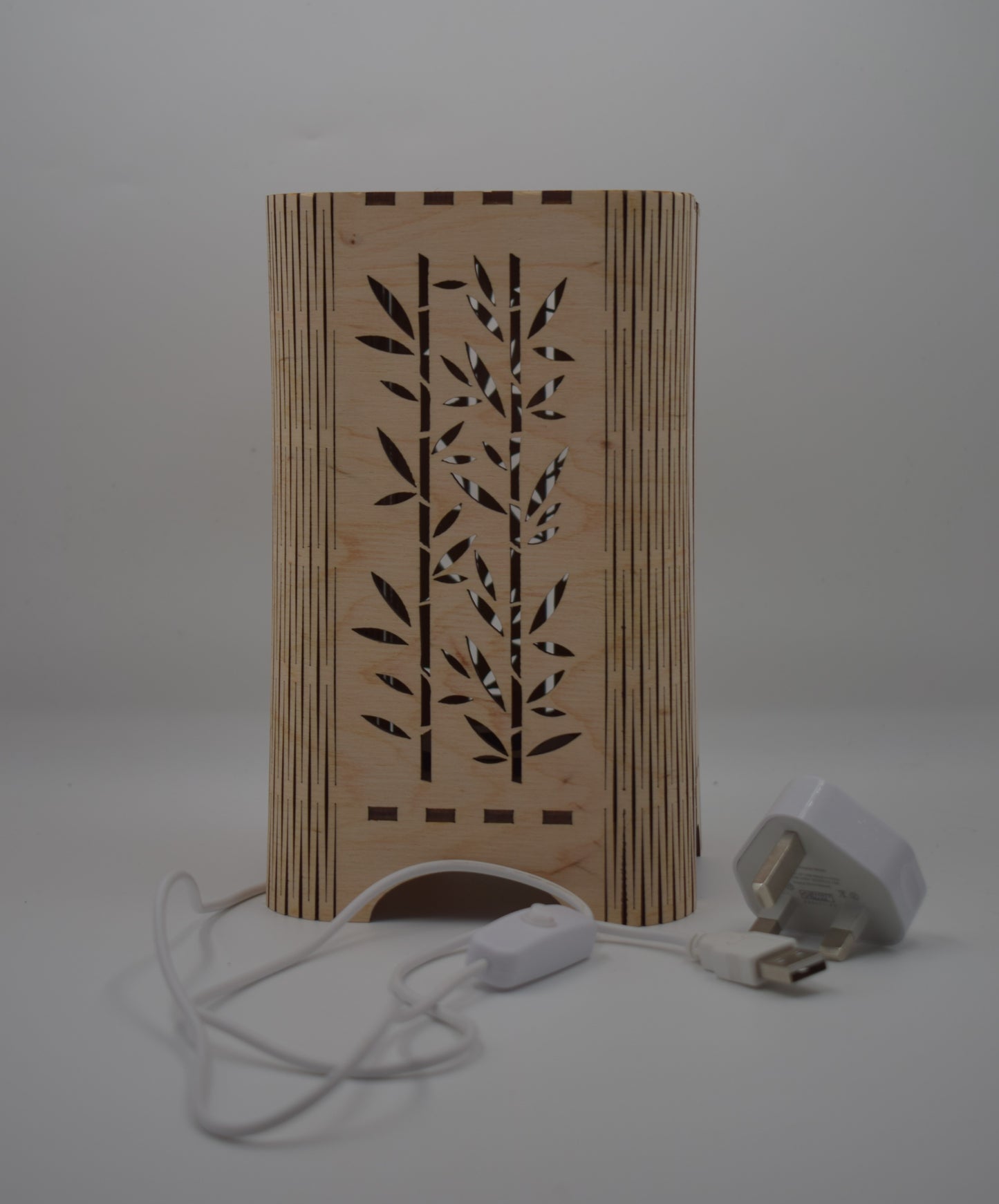 LED RGB decorative wooden lamp Bamboo