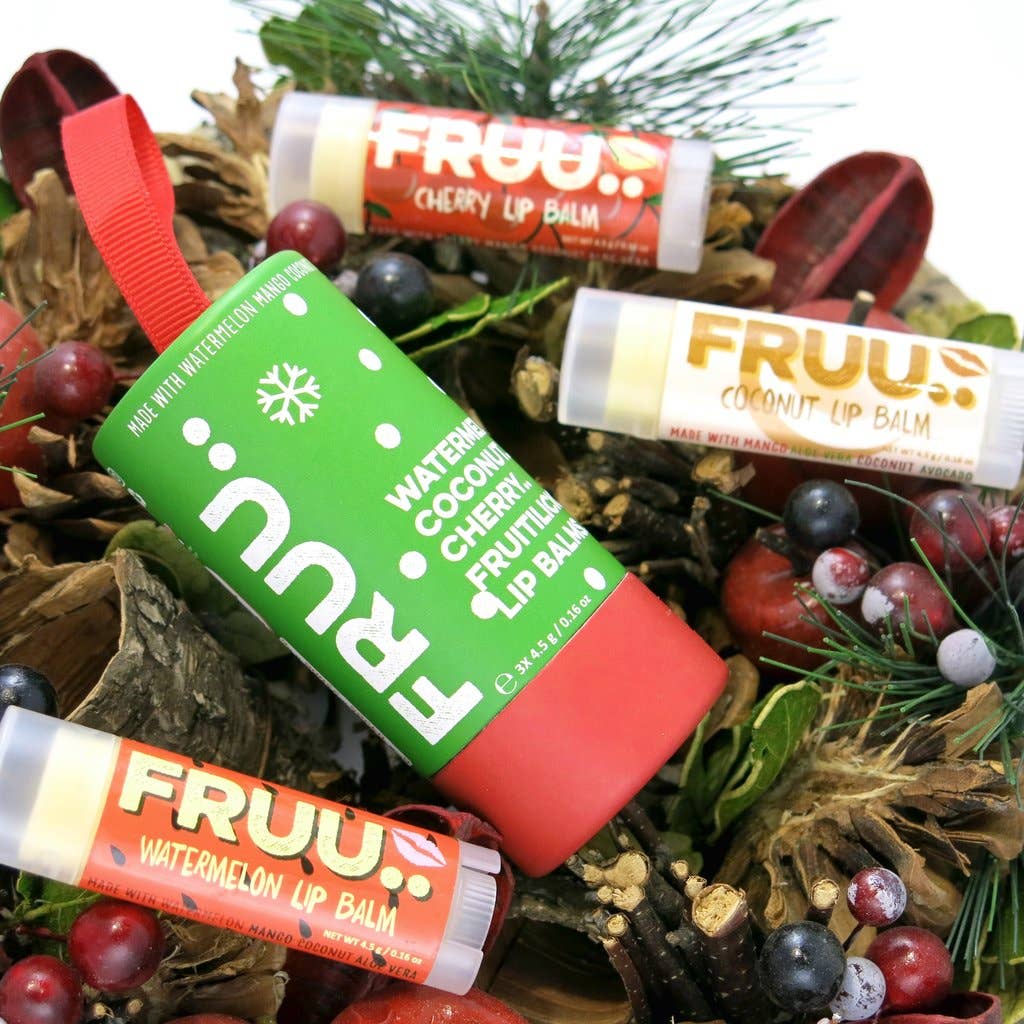 FRUU Cosmetics - FRUU Christmas Lip Balm Trio Set