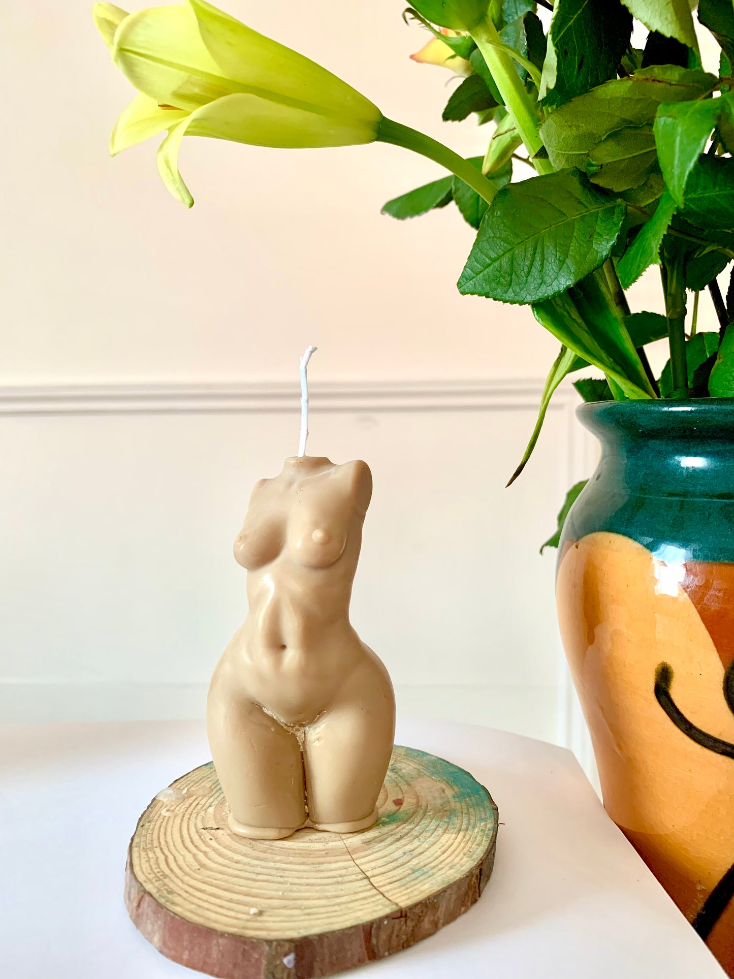 Tanaka, Woman Body Torso Candle, Celestial Collection