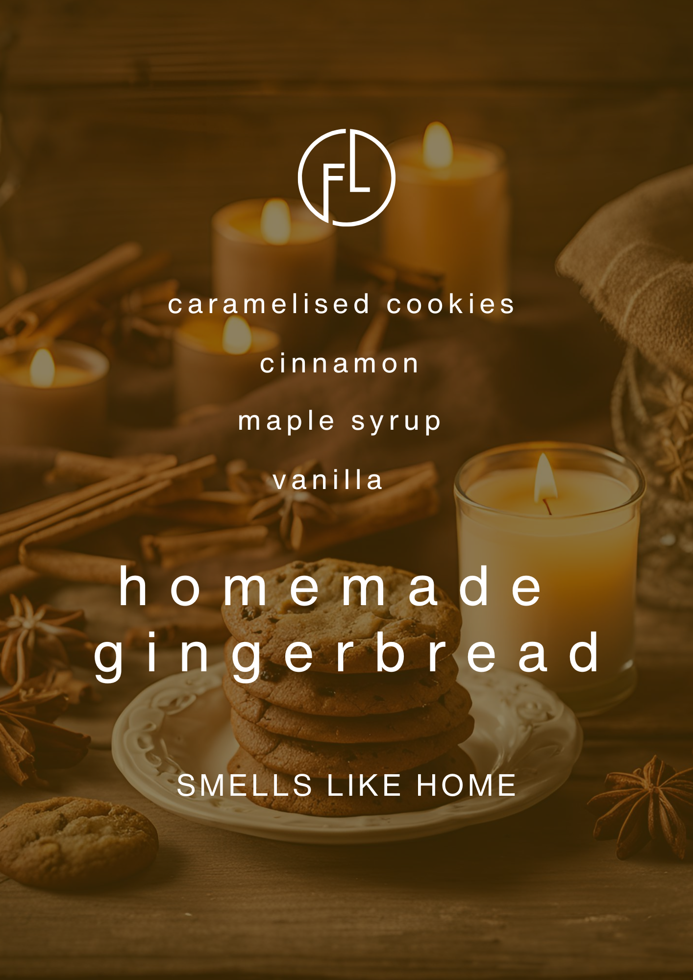 Flow Candles Gingerbread