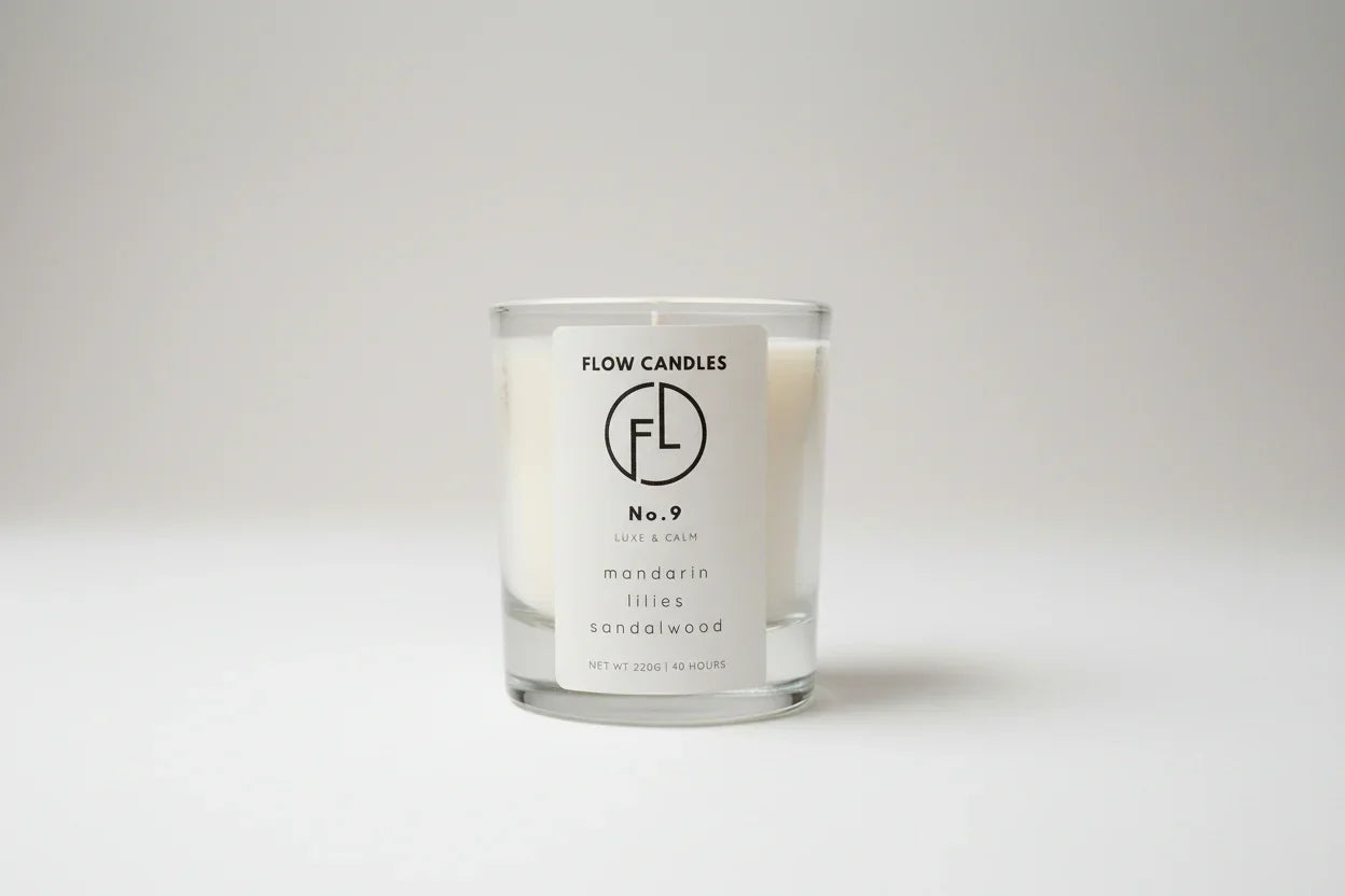 Flow Candles Natural Wax Candle