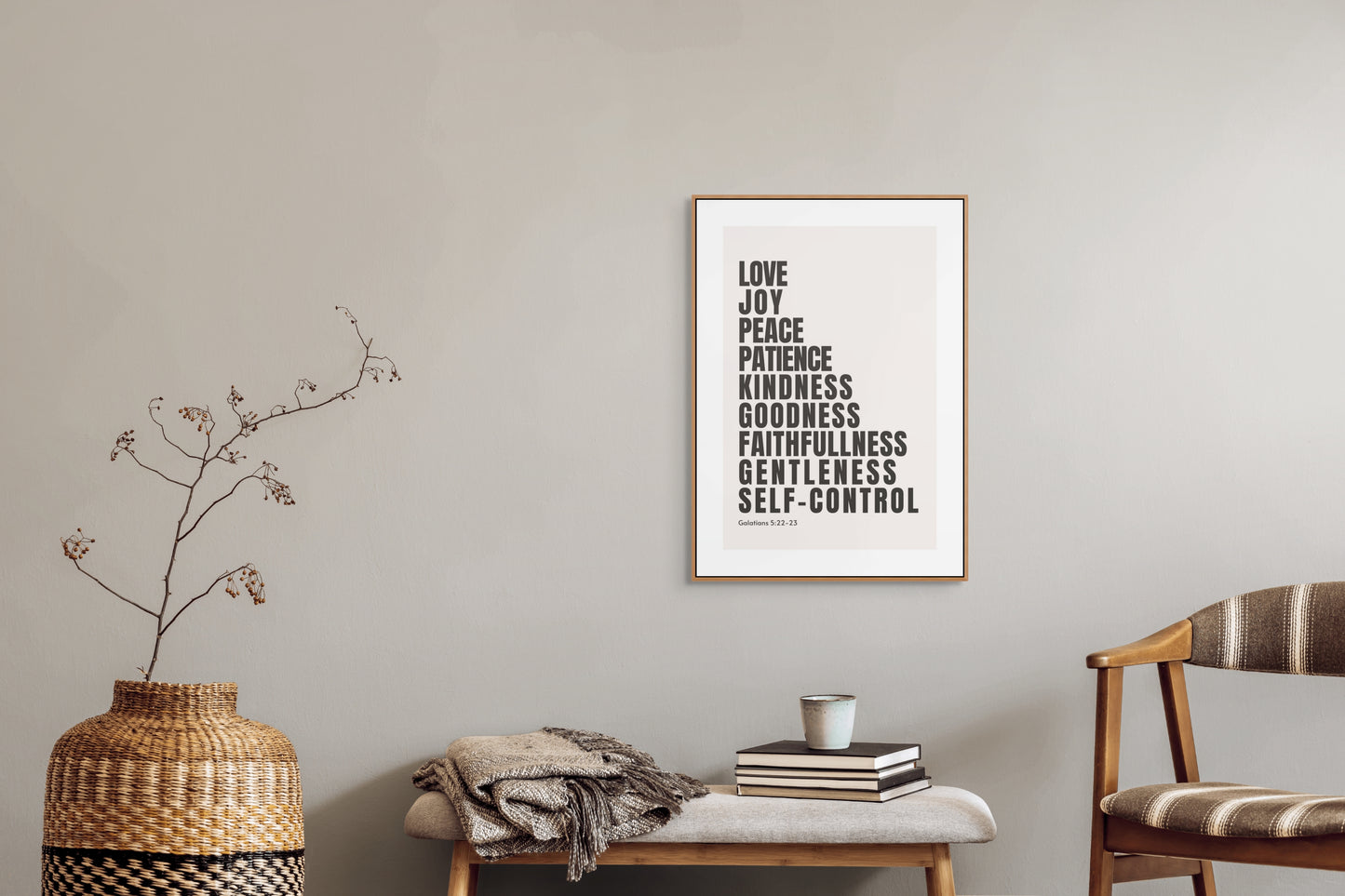 The Fruit of the Spirit - Christian Poster Wall Art