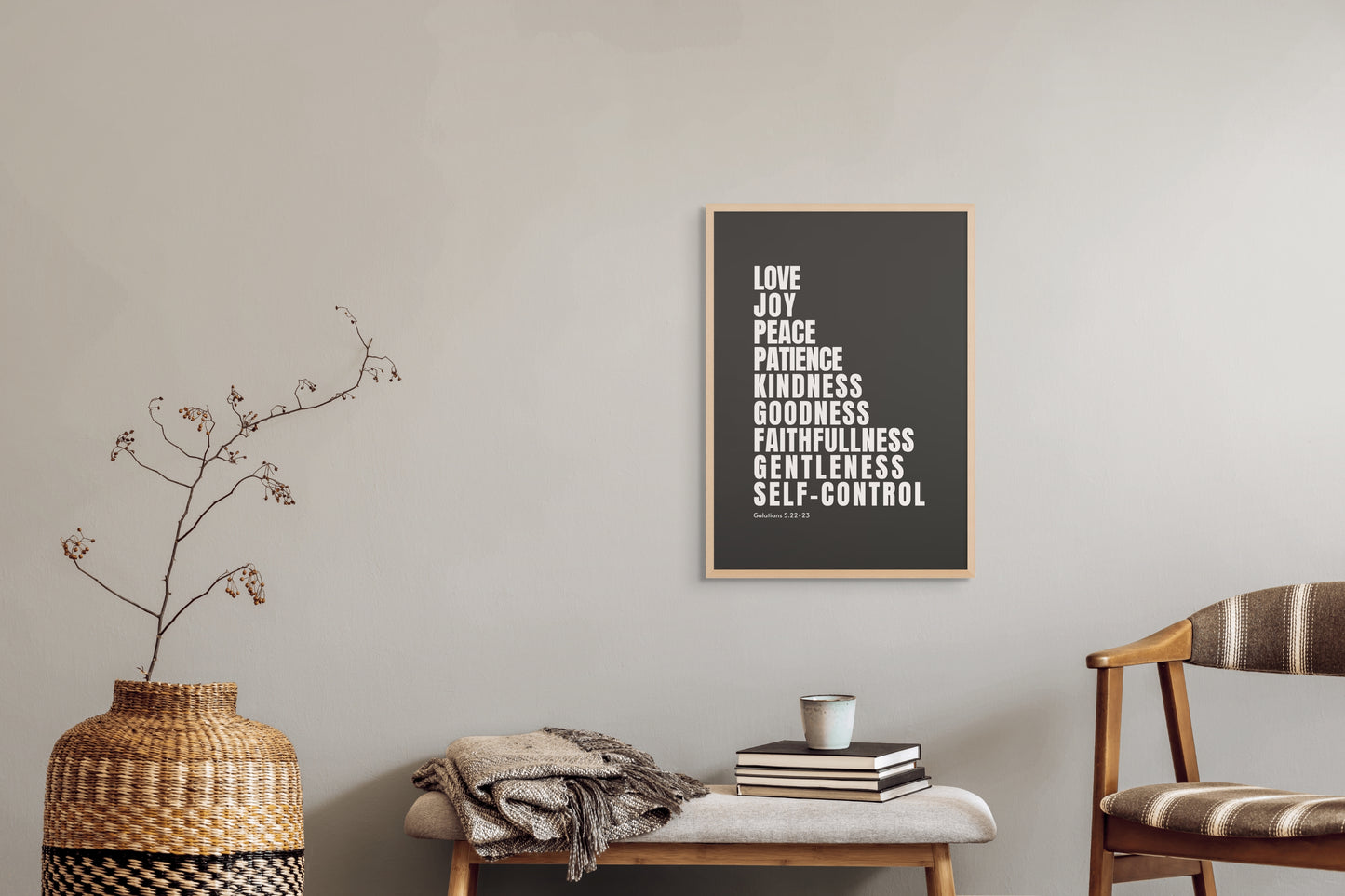 The Fruit of the Spirit - Christian Poster Wall Art