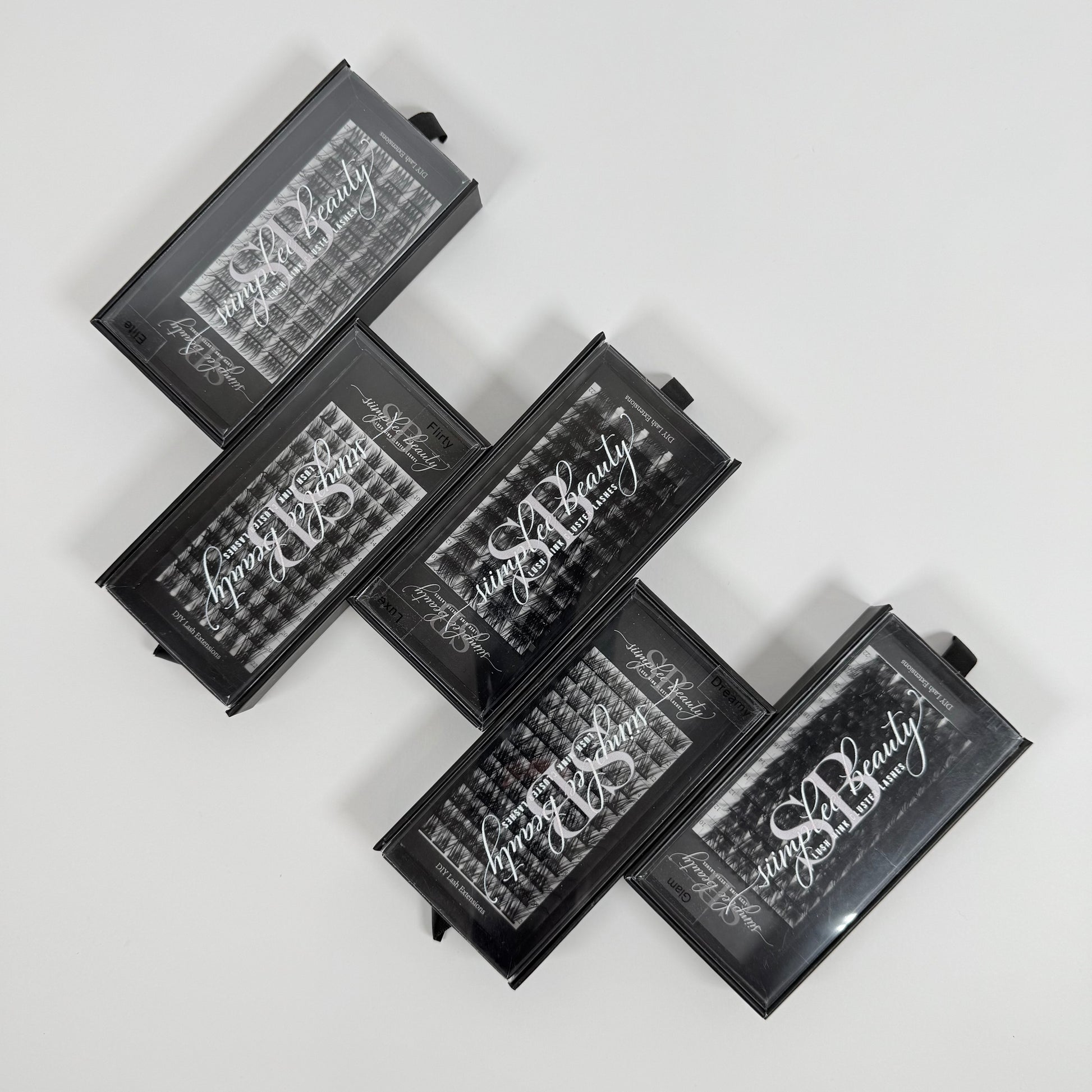 Siimplee Cosmetics Elite DIY cluster lashes 10-22mm - premium customisable extensions