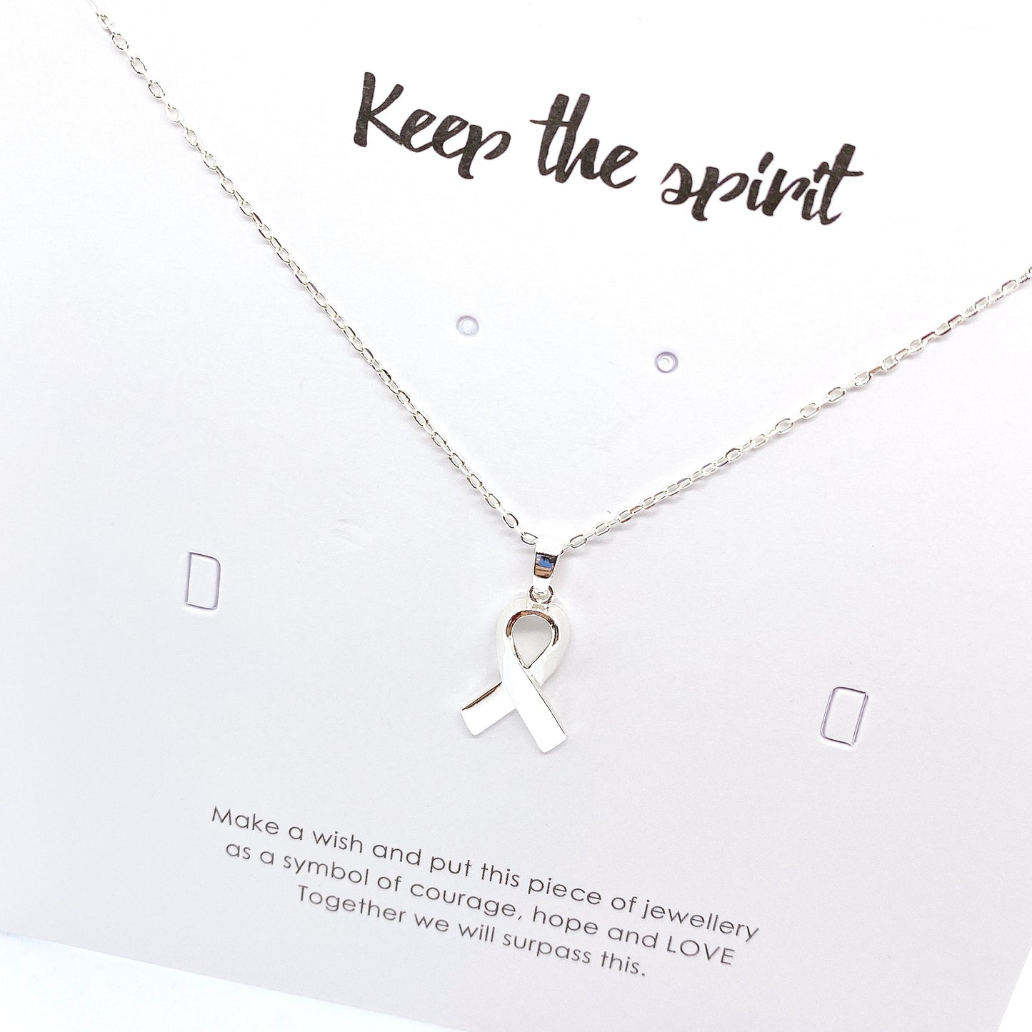 Awareness Ribbons S925 Silver Necklace