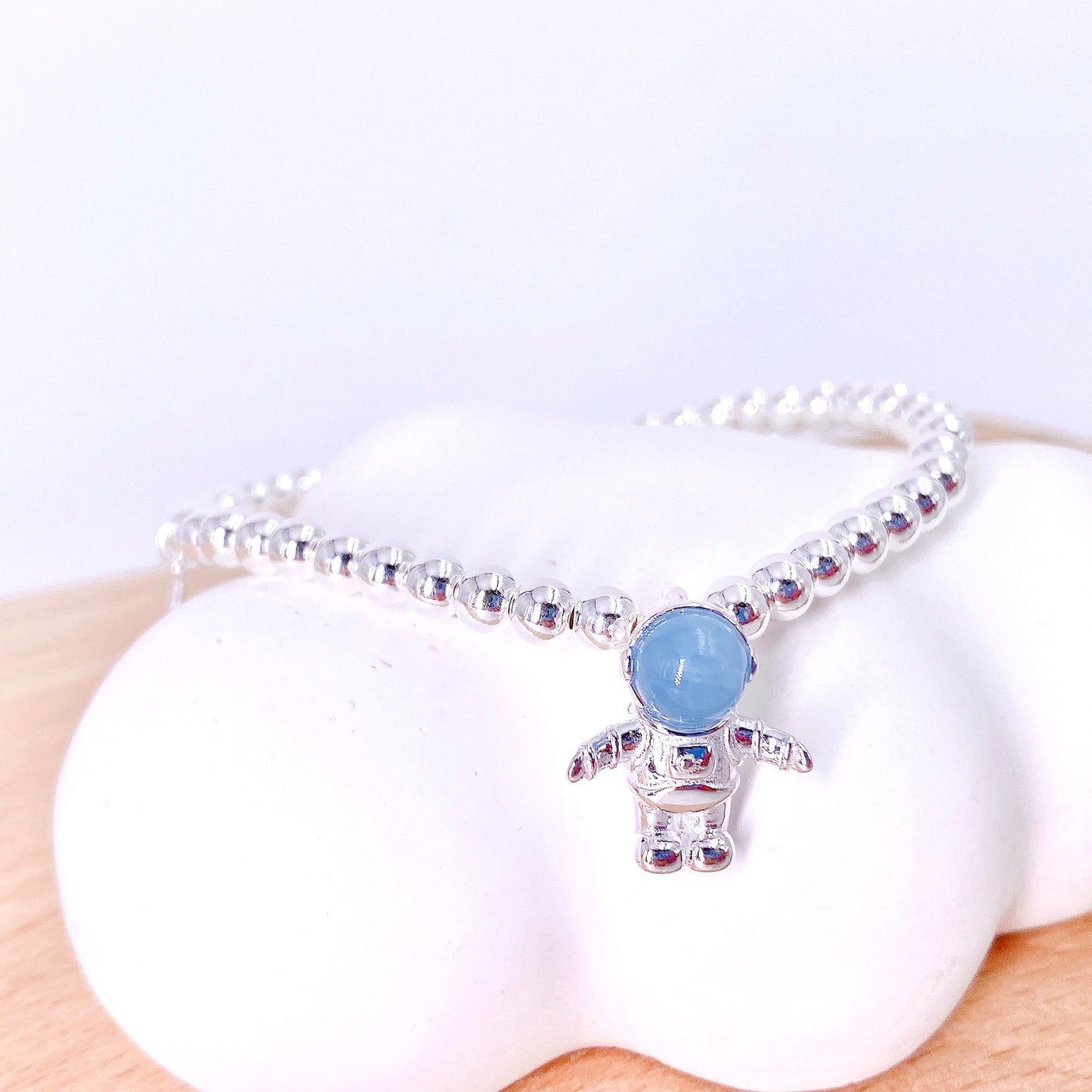 Little Astronaut Silver 925 and Crystal Bracelet