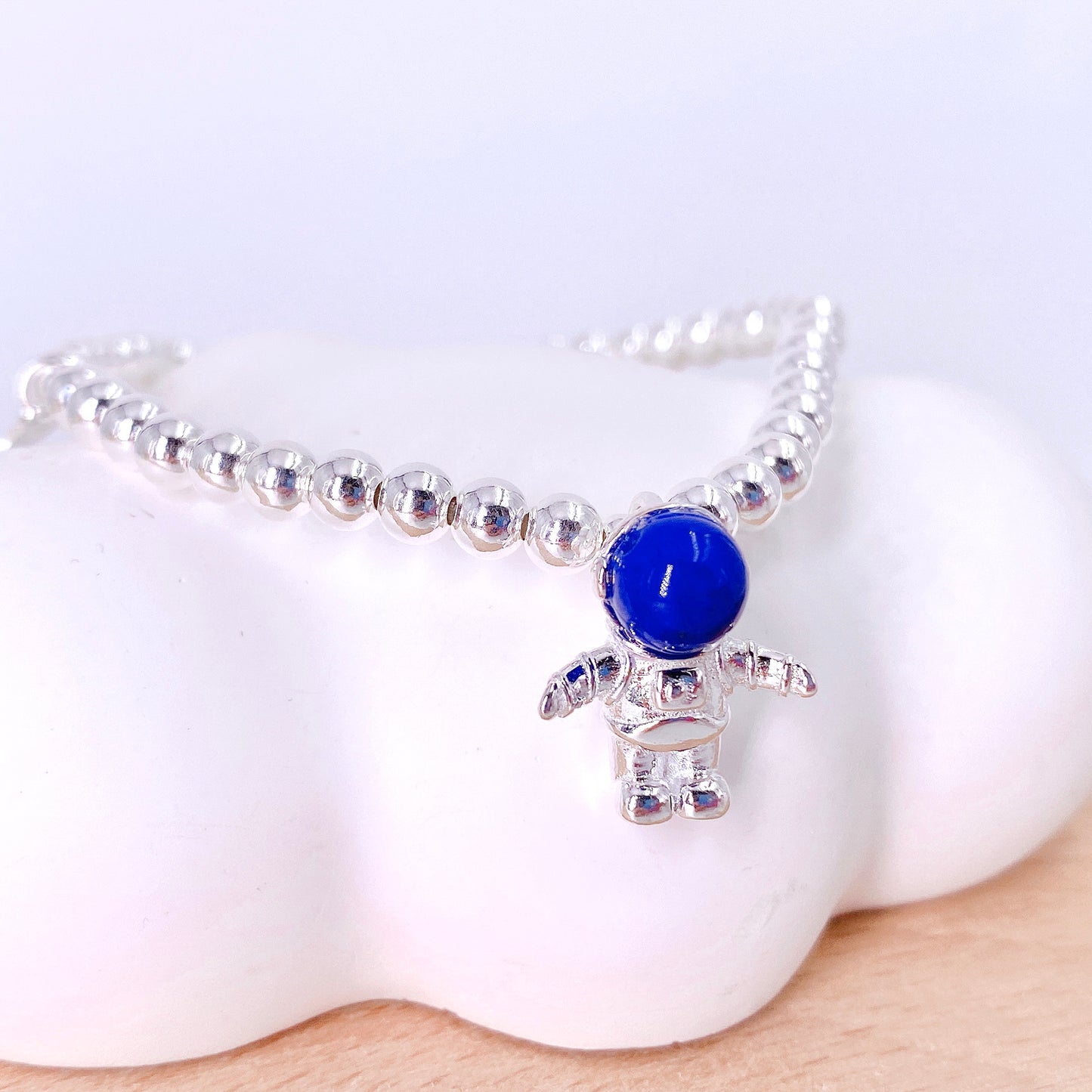 Little Astronaut Silver 925 and Crystal Bracelet