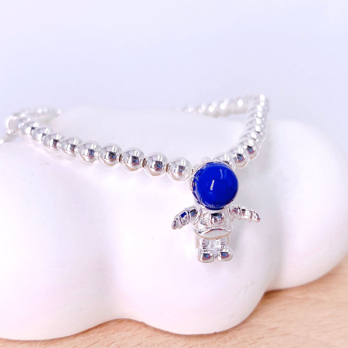Little Astronaut Silver 925 and Crystal Bracelet