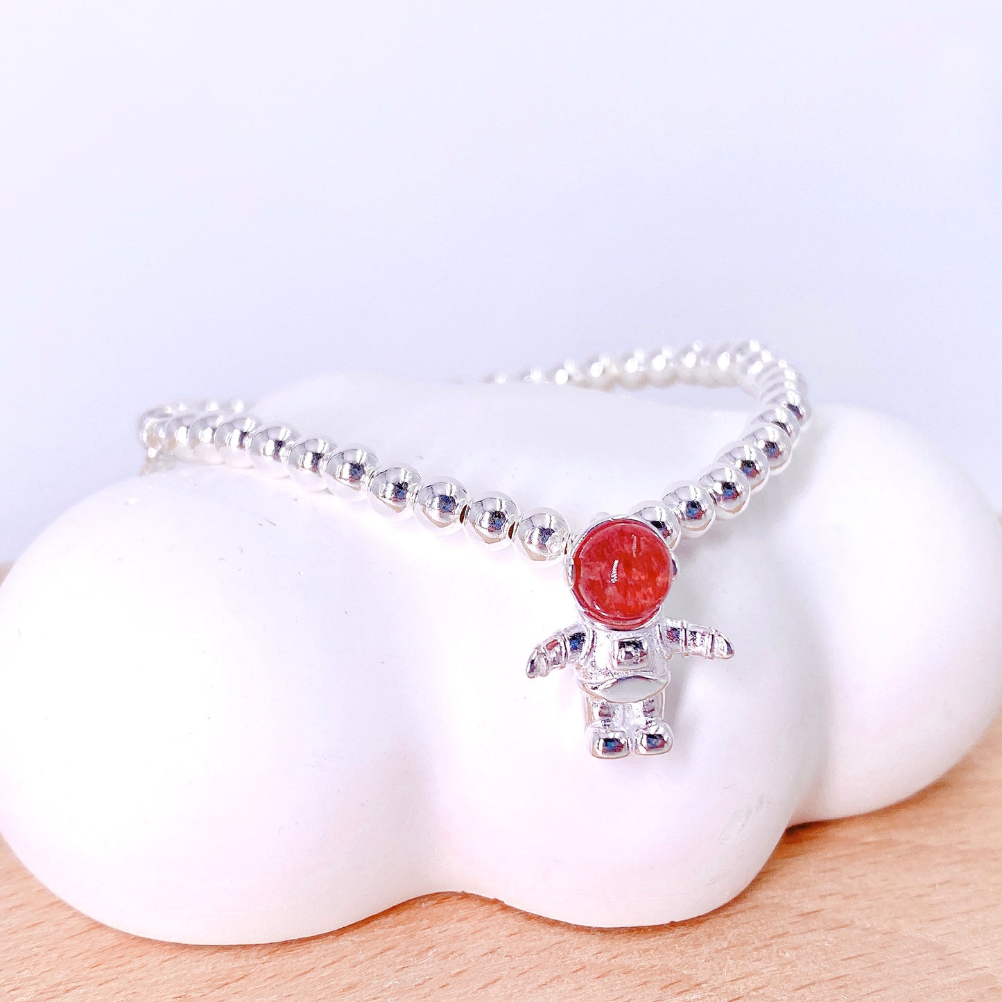 Little Astronaut Silver 925 and Crystal Bracelet