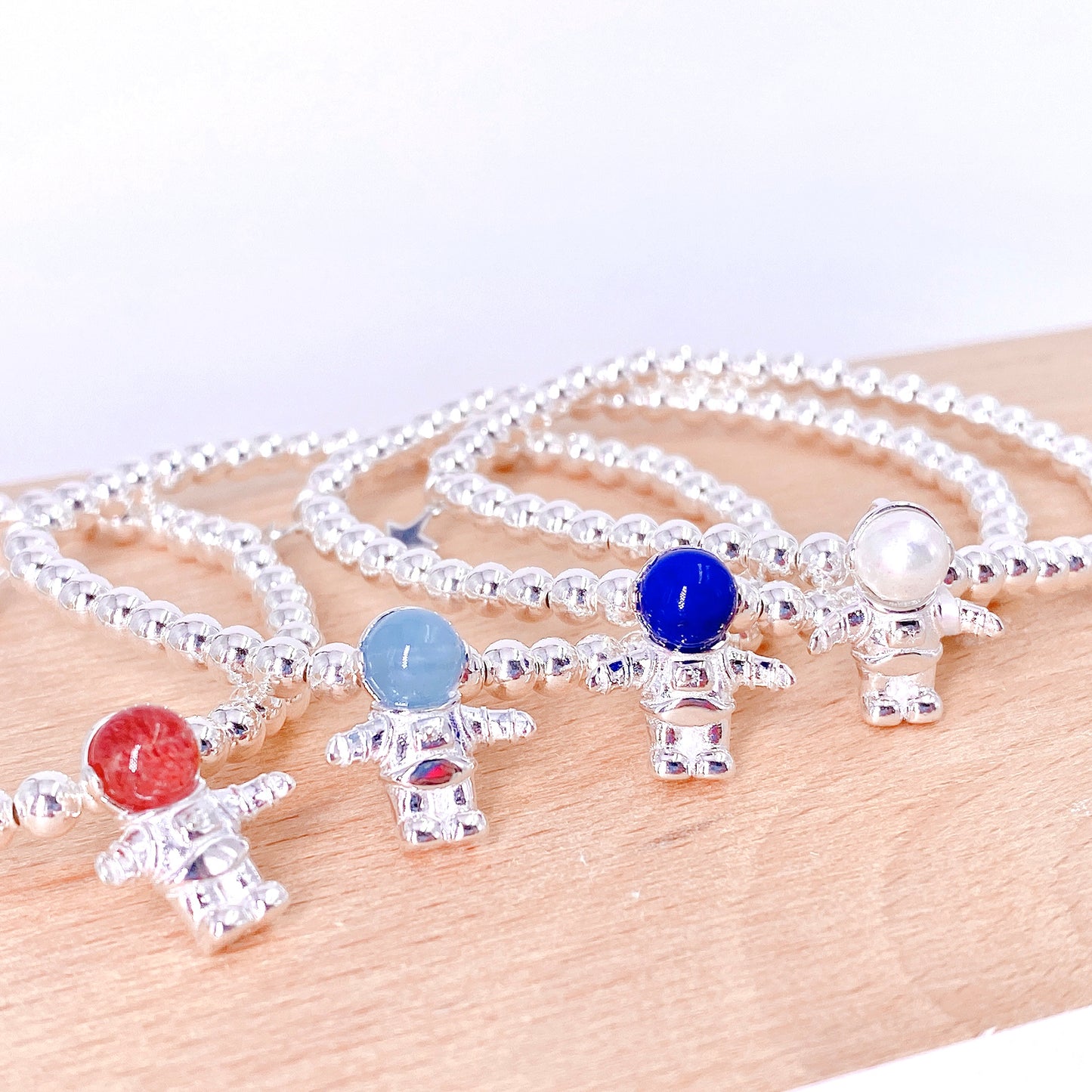 Little Astronaut Silver 925 and Crystal Bracelet