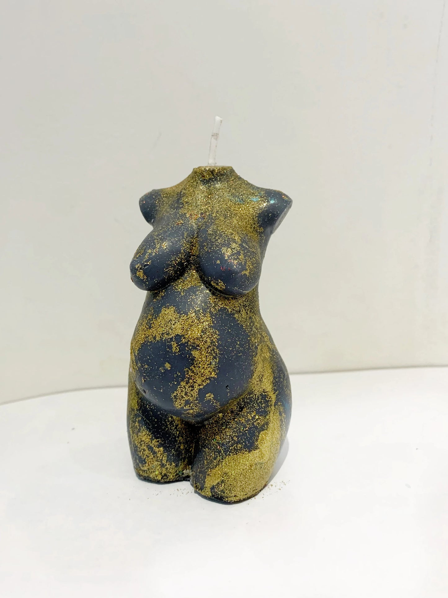 Milana Pregnant  Mama, Woman Torso Candle