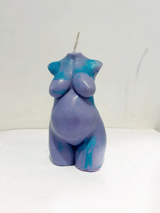 Milana Pregnant  Mama, Woman Torso Candle