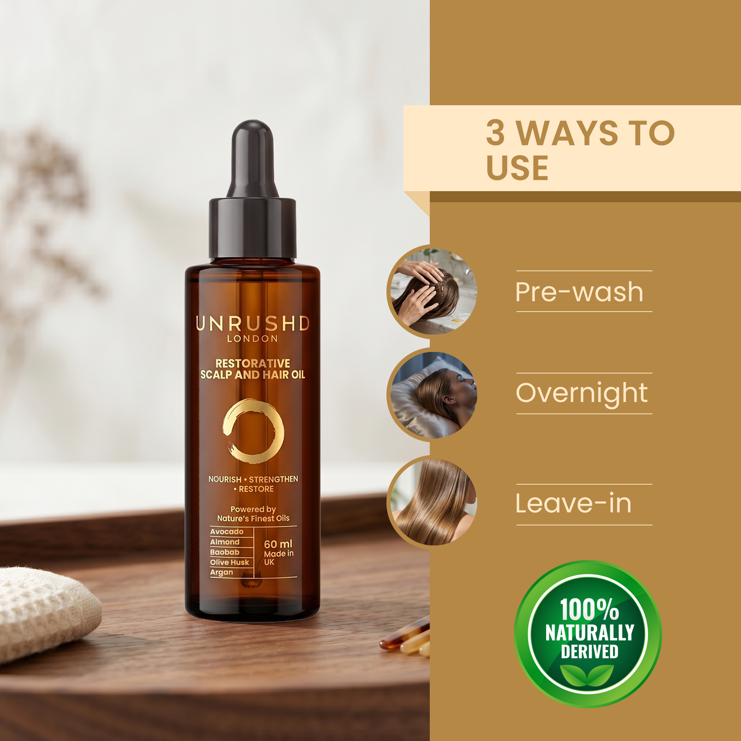 Unrushd Restorative Scalp & Hair oil