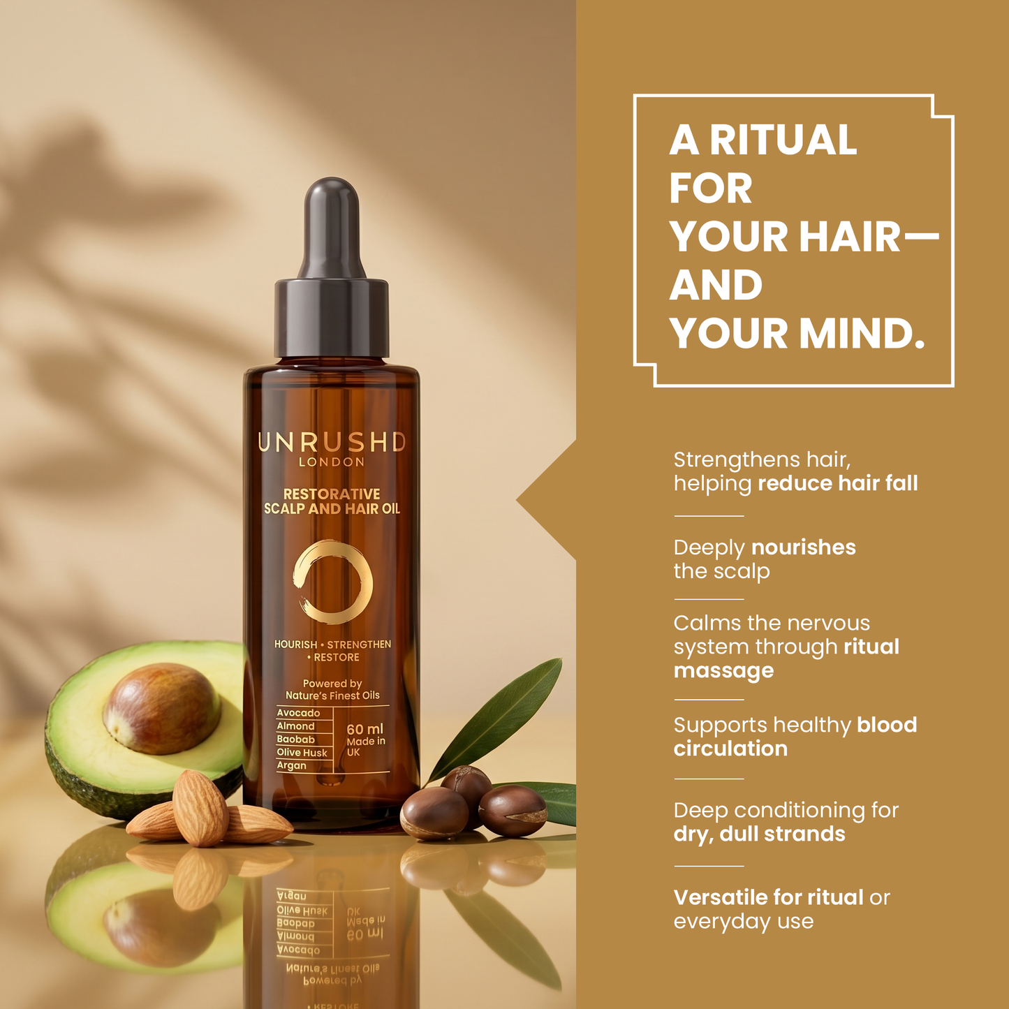 Unrushd Restorative Scalp & Hair oil