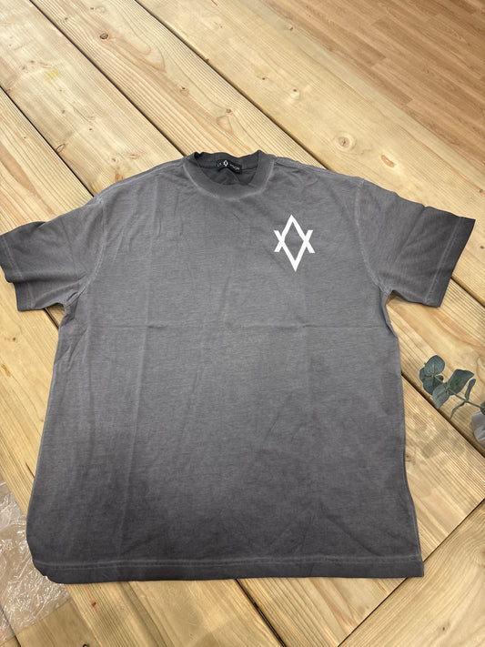 La Vision dark grey cotton tee shirt LV01 - minimal premium design