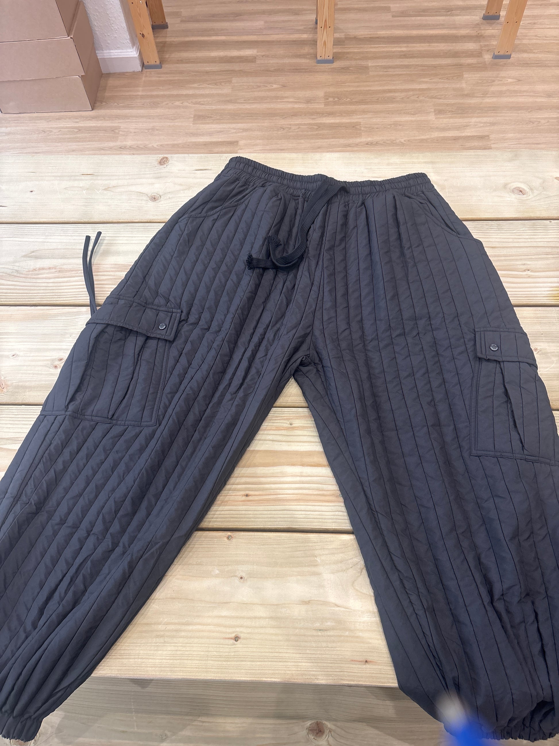 La Vision oversized Korean cargo trousers LV04 - bold streetwear silhouette