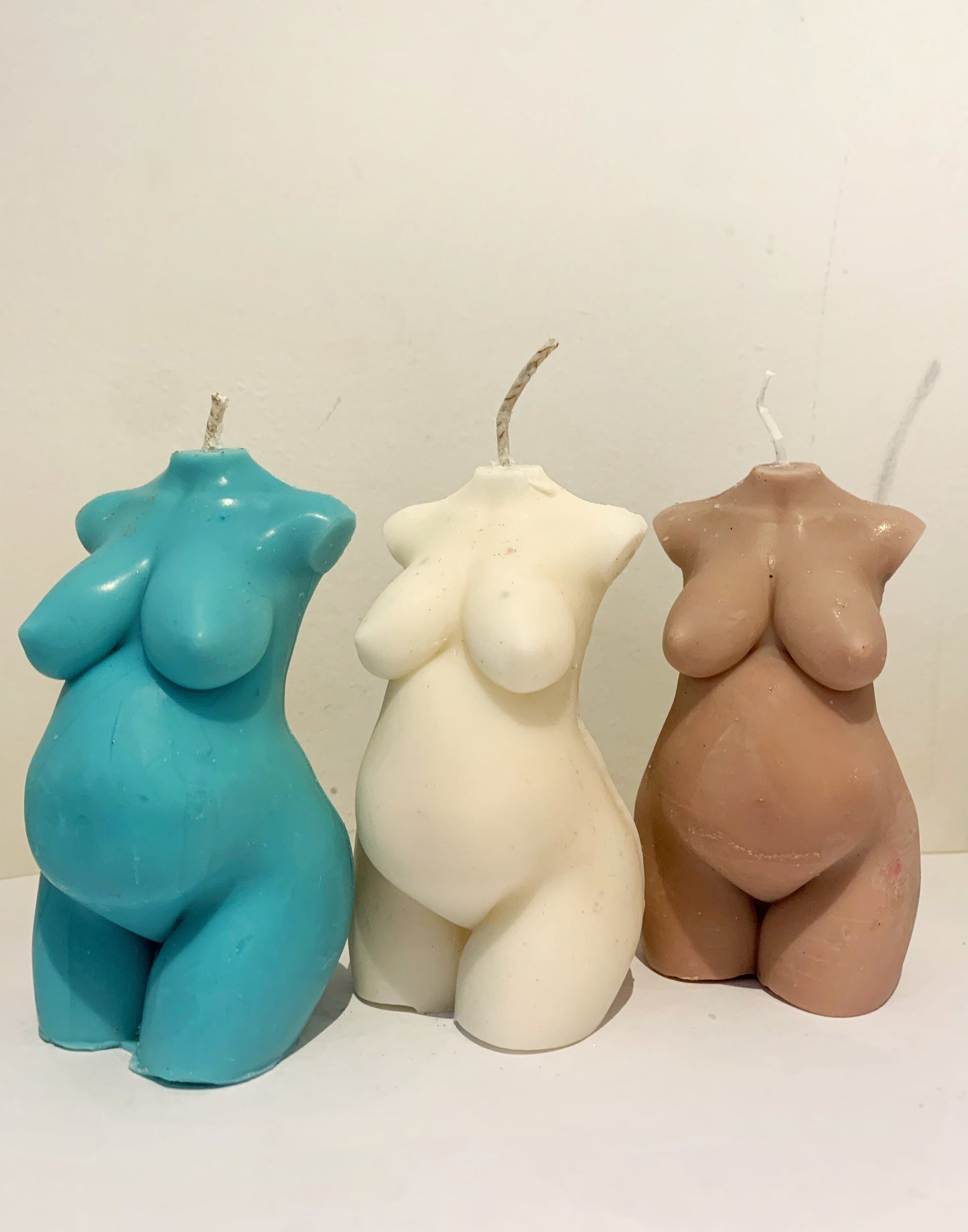 Milana Pregnant  Mama, Woman Torso Candle