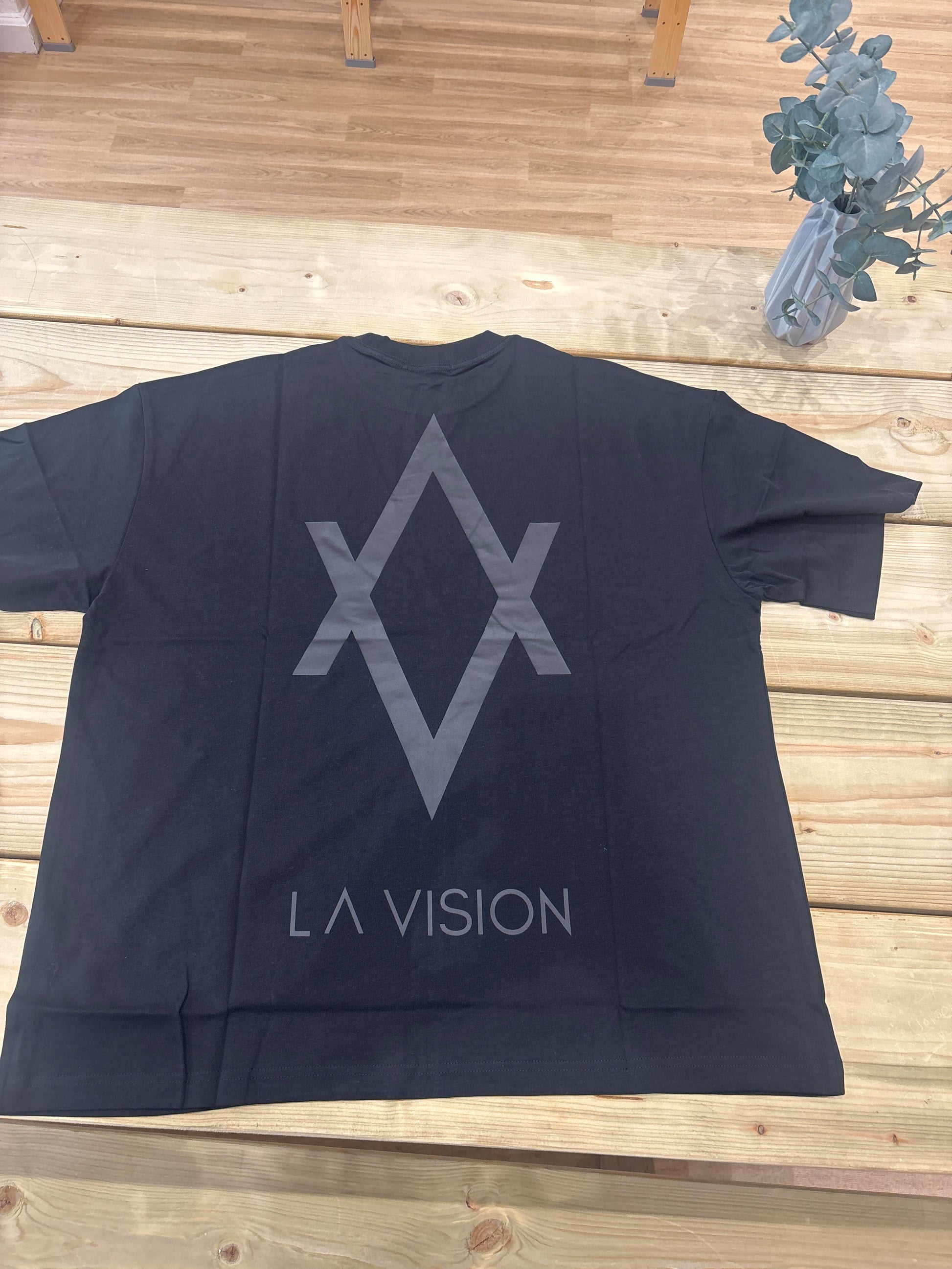 La Vision cotton logo tee shirt LV03 - premium branded streetwear tee