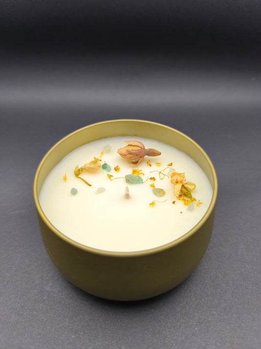 Handmade Scented Soy Wax Candle "Floral Musk"