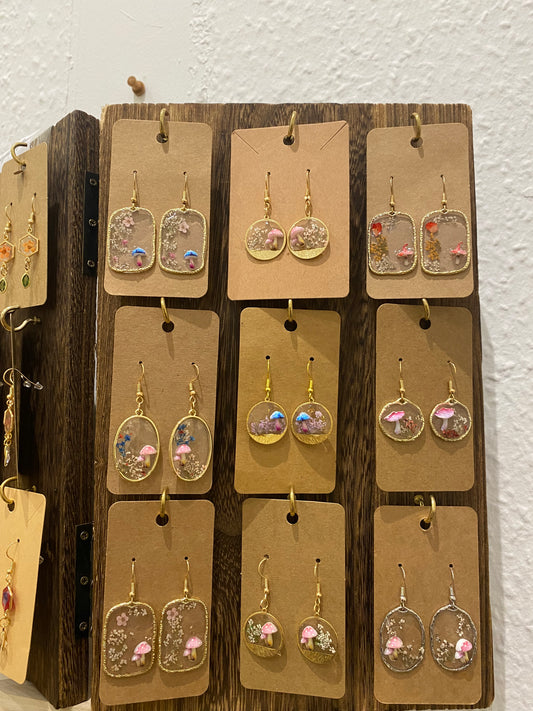 Jewellry resin flowers