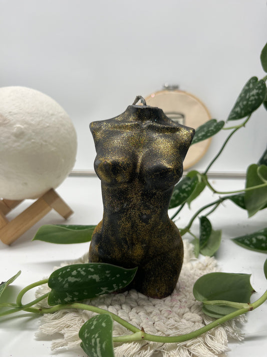 20cm Tall Gia Candle, Female Woman Body Torso Candle