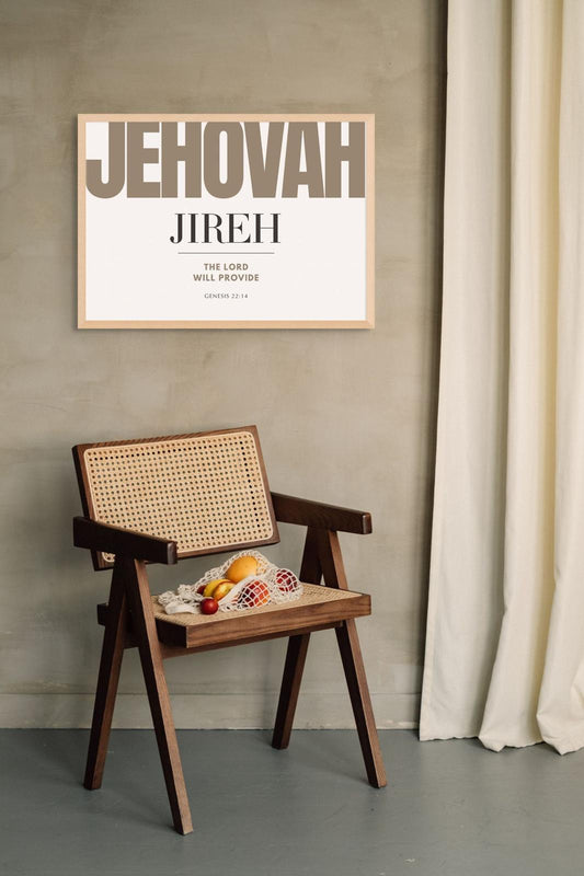 Jehovah Jireh -  Framed Print A3