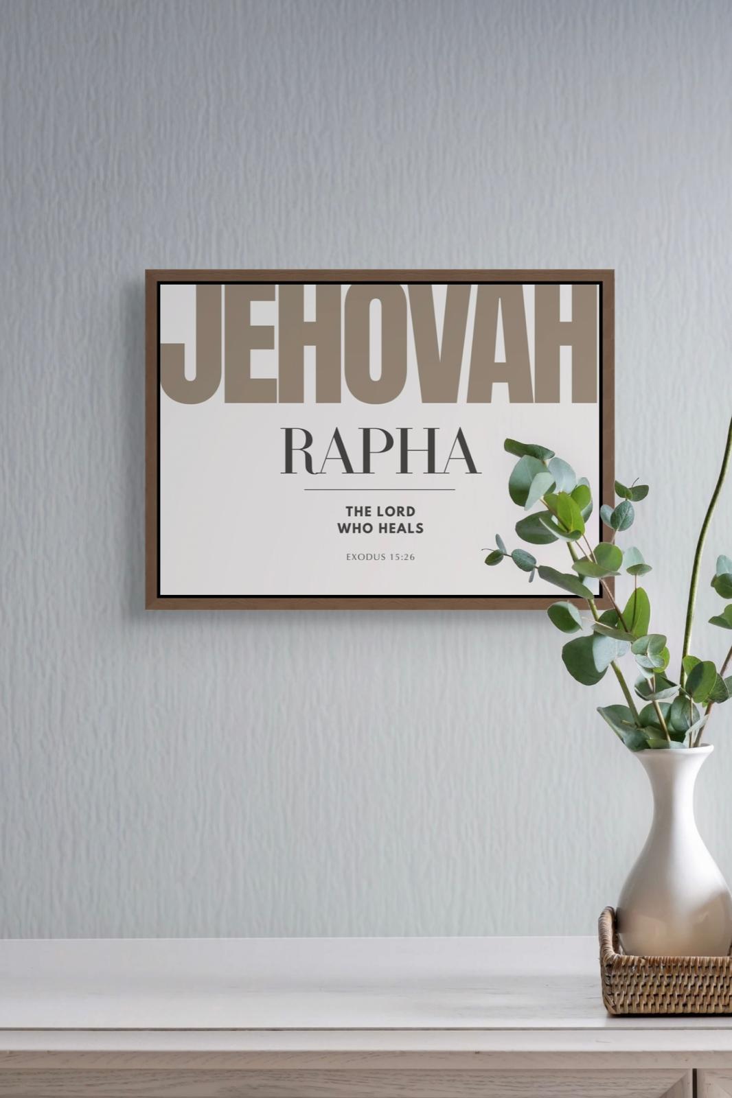 Jehovah Rapha - Framed Print A3