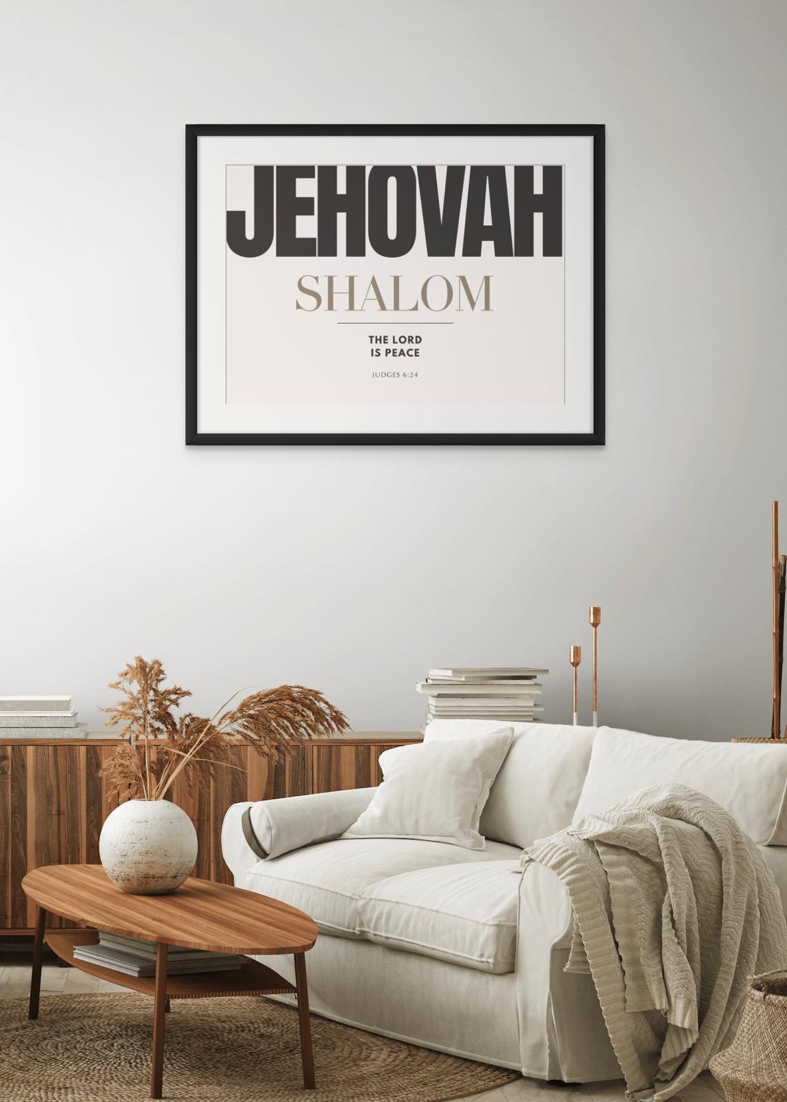 Jehovah Shalom - Poster Print A3
