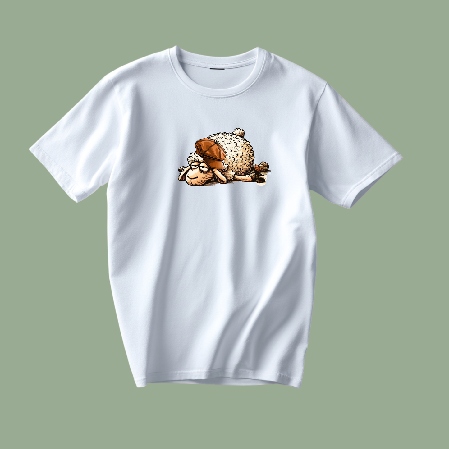 Organic cotton T shirt Unisex ' Little sheep'
