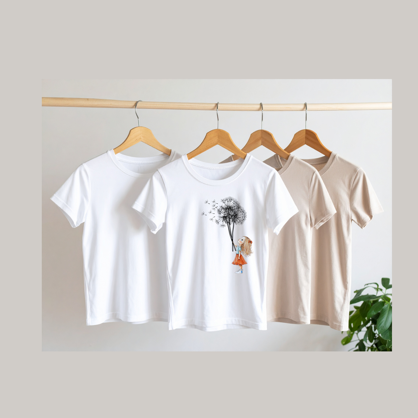 Organic cotton T " Hold on to Your Dreams"