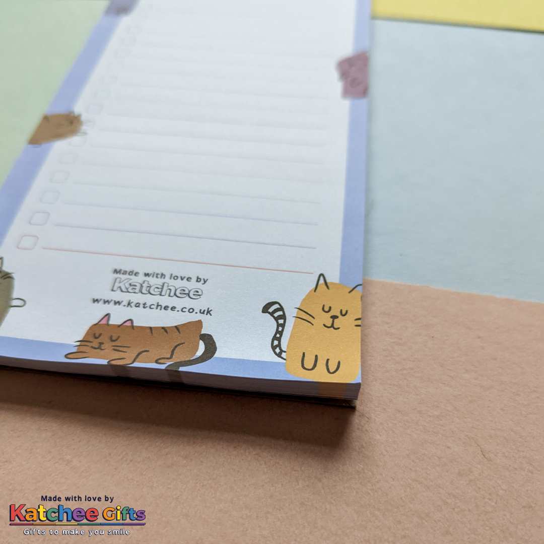Cats themed list pad