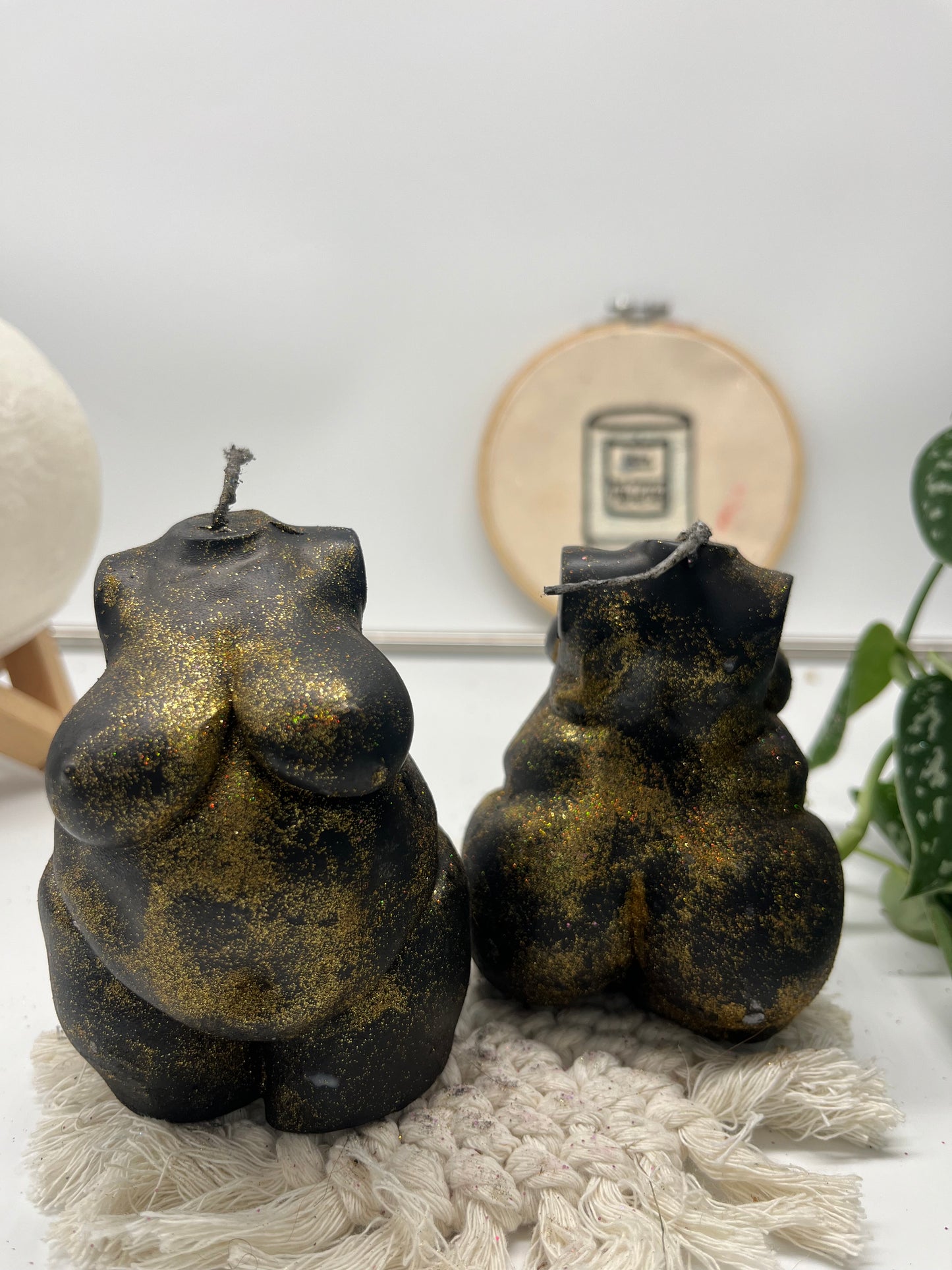 Ophelia Woman Body Torso Candle (XL Curvy Torso)