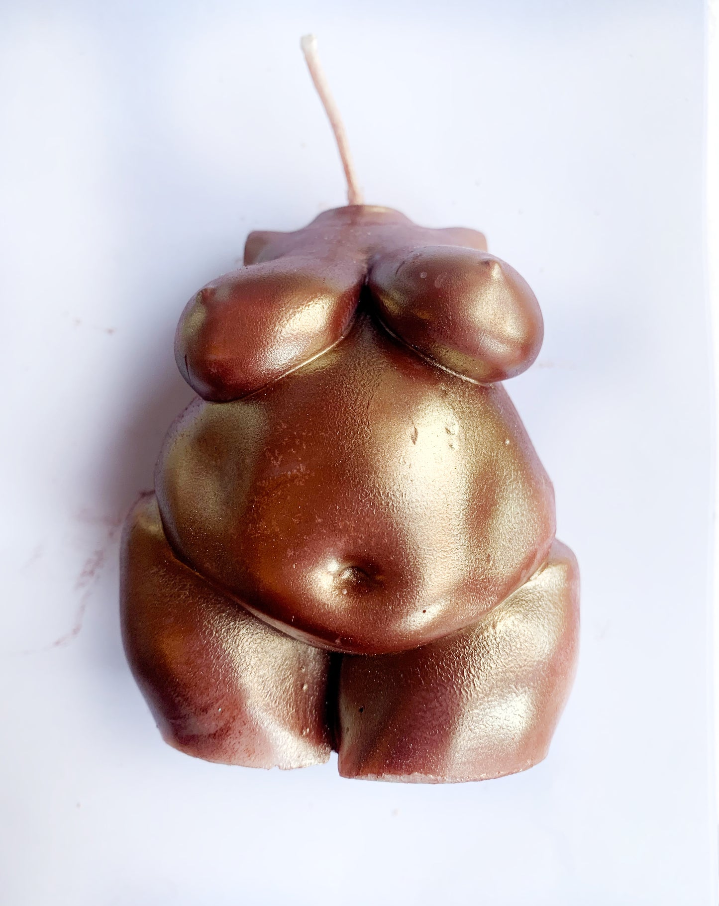 Ophelia Woman Body Torso Candle (XL Curvy Torso)
