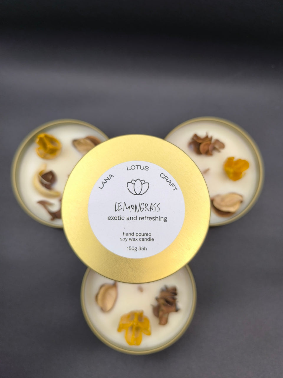 Lana Lotus - Handmade Scented Soy Wax Candles
