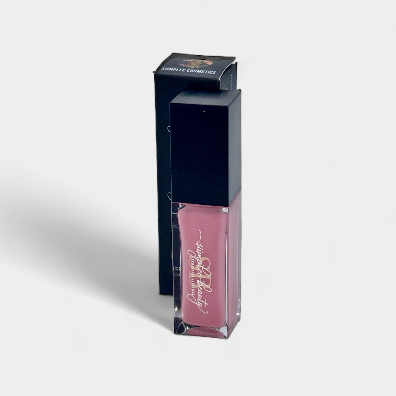 Siimplee Cosmetics Rosy dark pink raspberry vanilla lip gloss - high-gloss finish