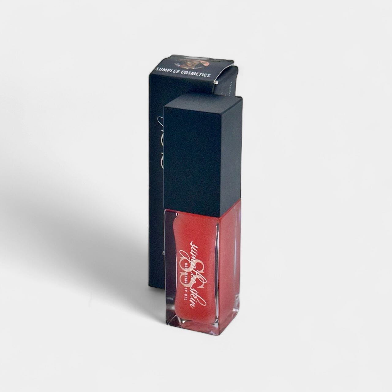 Siimplee Cosmetics Crimson Crush red strawberry vanilla tinted lip oil