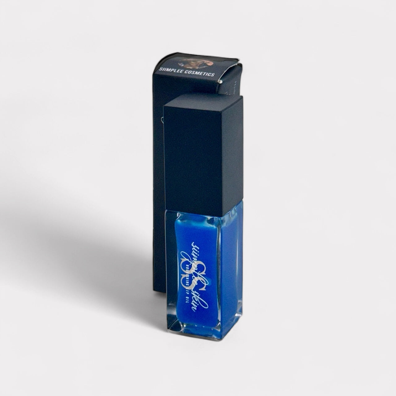 Siimplee Cosmetics Denim Dream blue blueberry vanilla tinted lip oil